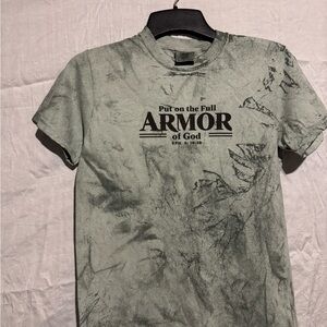 Comfort Colors Gray Tie-Dye Short Sleeve Tee with Dark Print